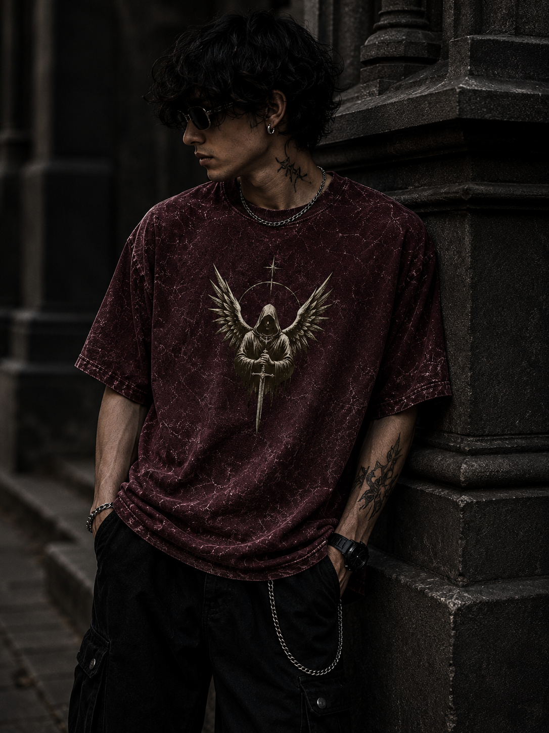 Silent Ascension™ Washed Oversized Tee