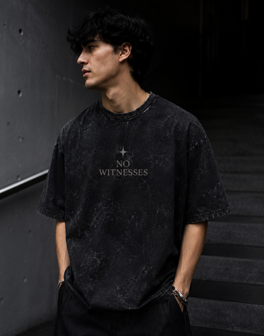 No Witnesses Washed Oversized T-Shirt