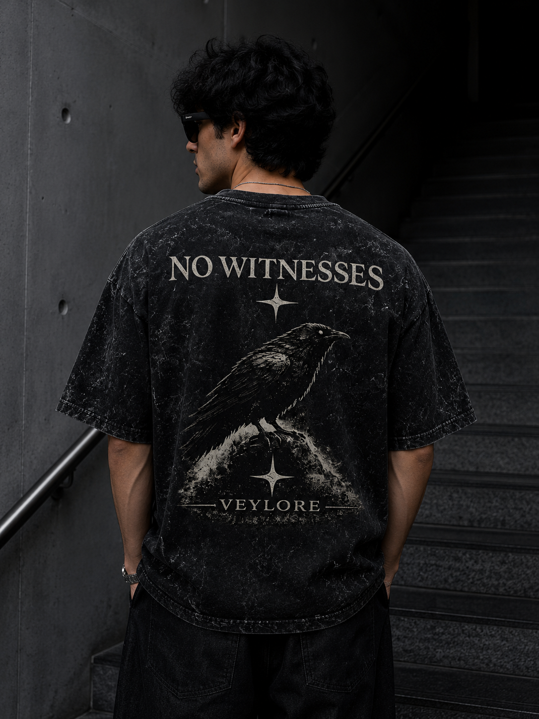 No Witnesses Washed Oversized T-Shirt