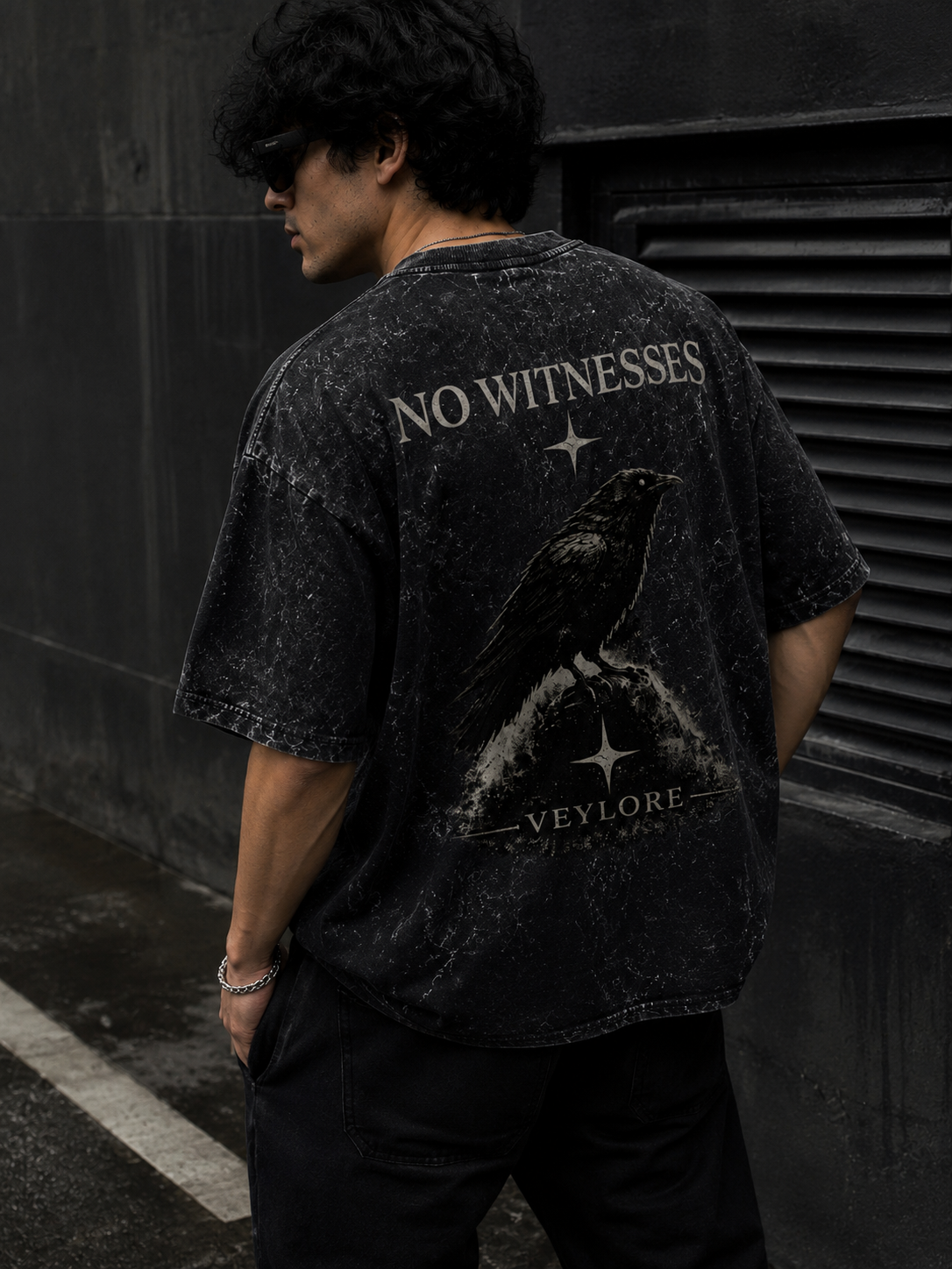 No Witnesses Washed Oversized T-Shirt