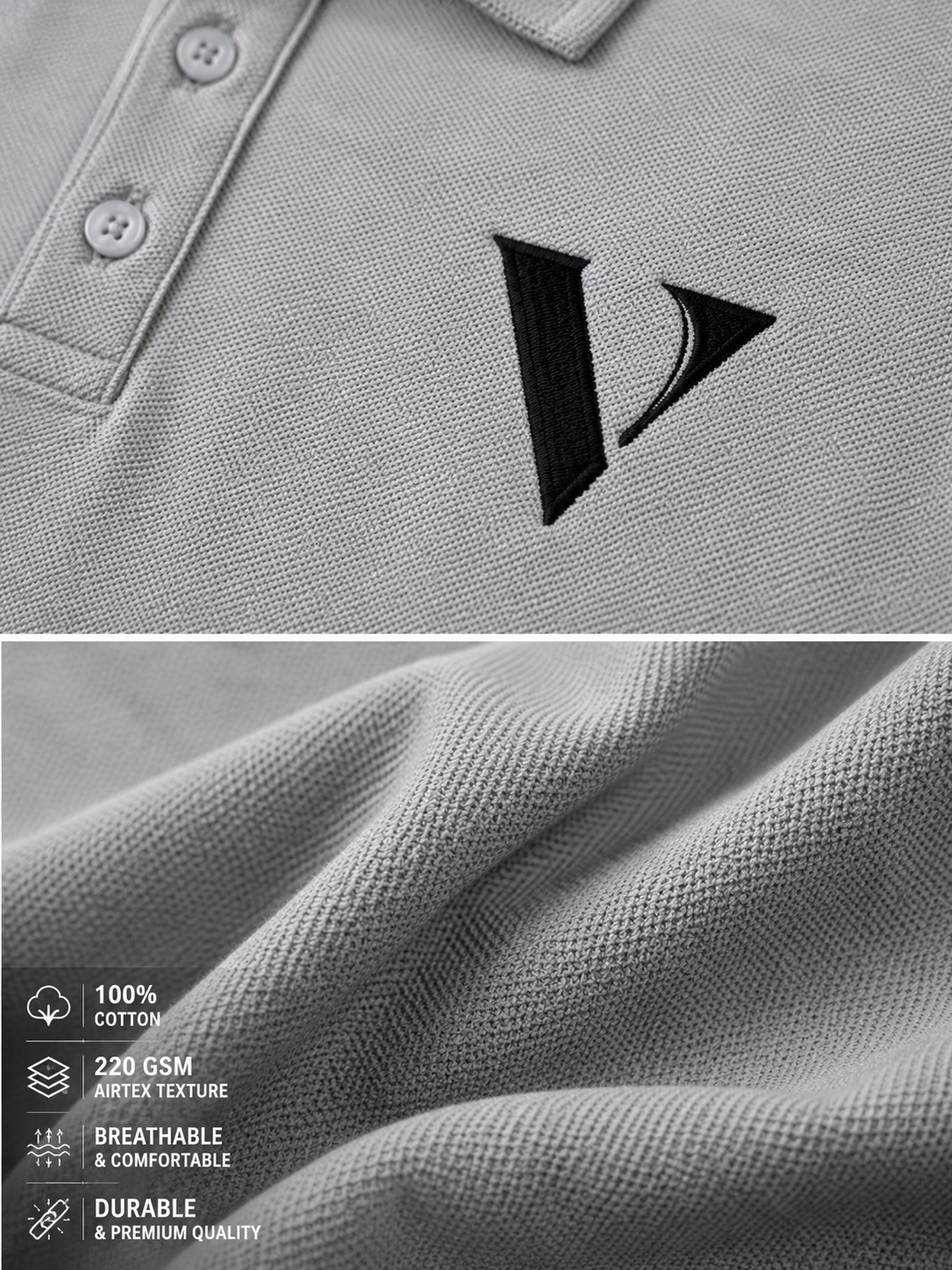 Veylore Signature V Embroidered Polo