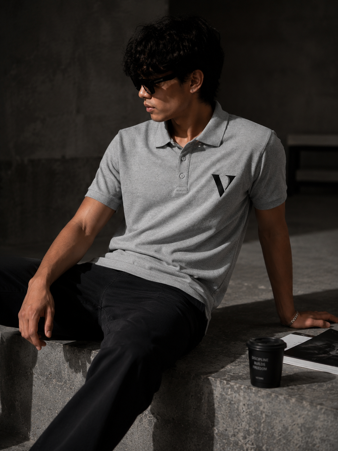 Veylore Signature V Embroidered Polo