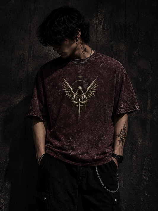Silent Ascension™ Washed Oversized Tee