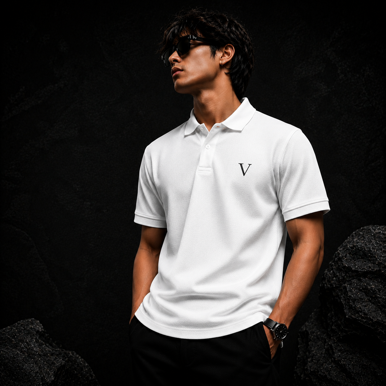 Veylore Signature V Embroidered Polo