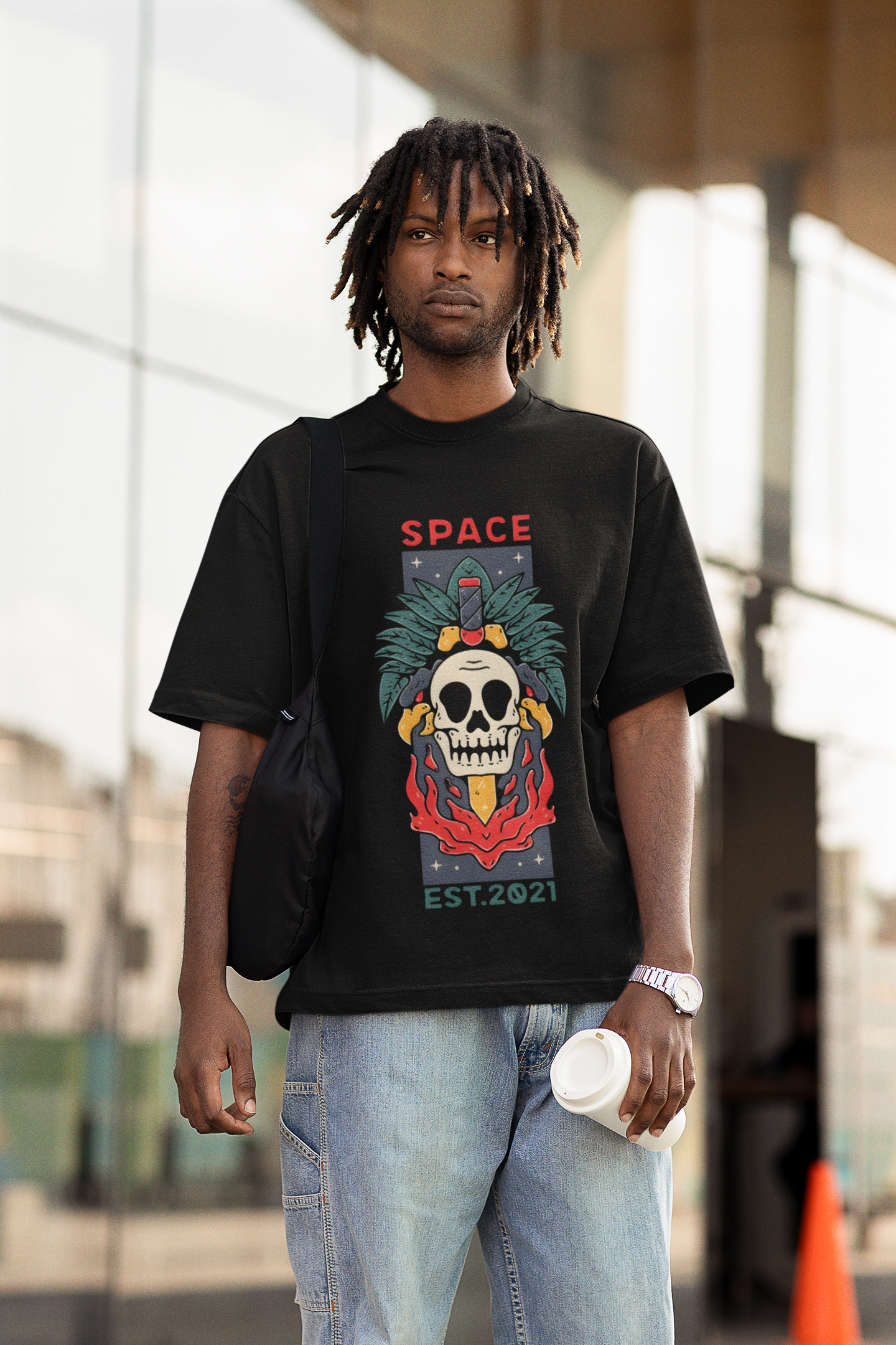 Space Vibes Graphic T-Shirt