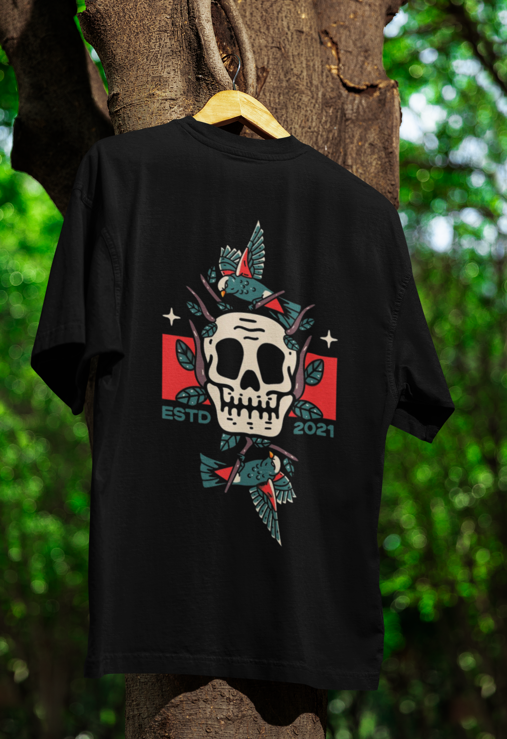 Vintage Skull Graphic T-Shirt