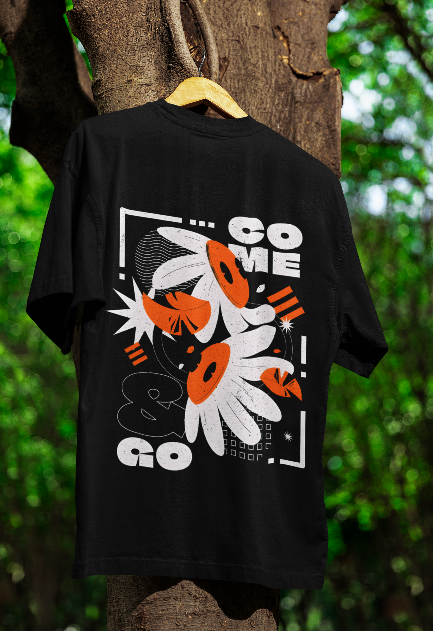 Cosmic Bloom Graphic T-Shirt