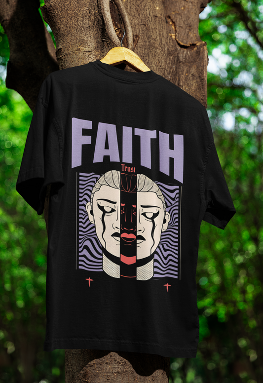 Faith Over Fear Aesthetic Tee