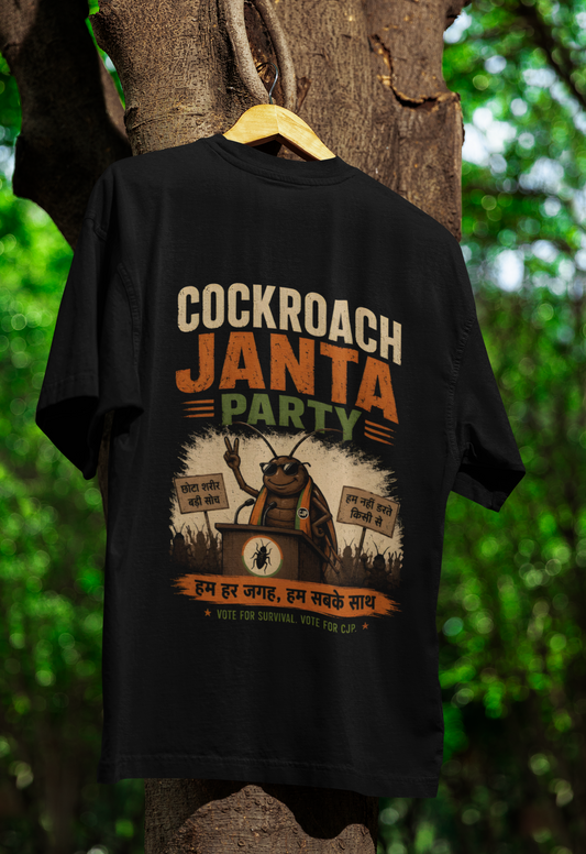 Cockroach Janta Party – Vote for Survival T-Shirt